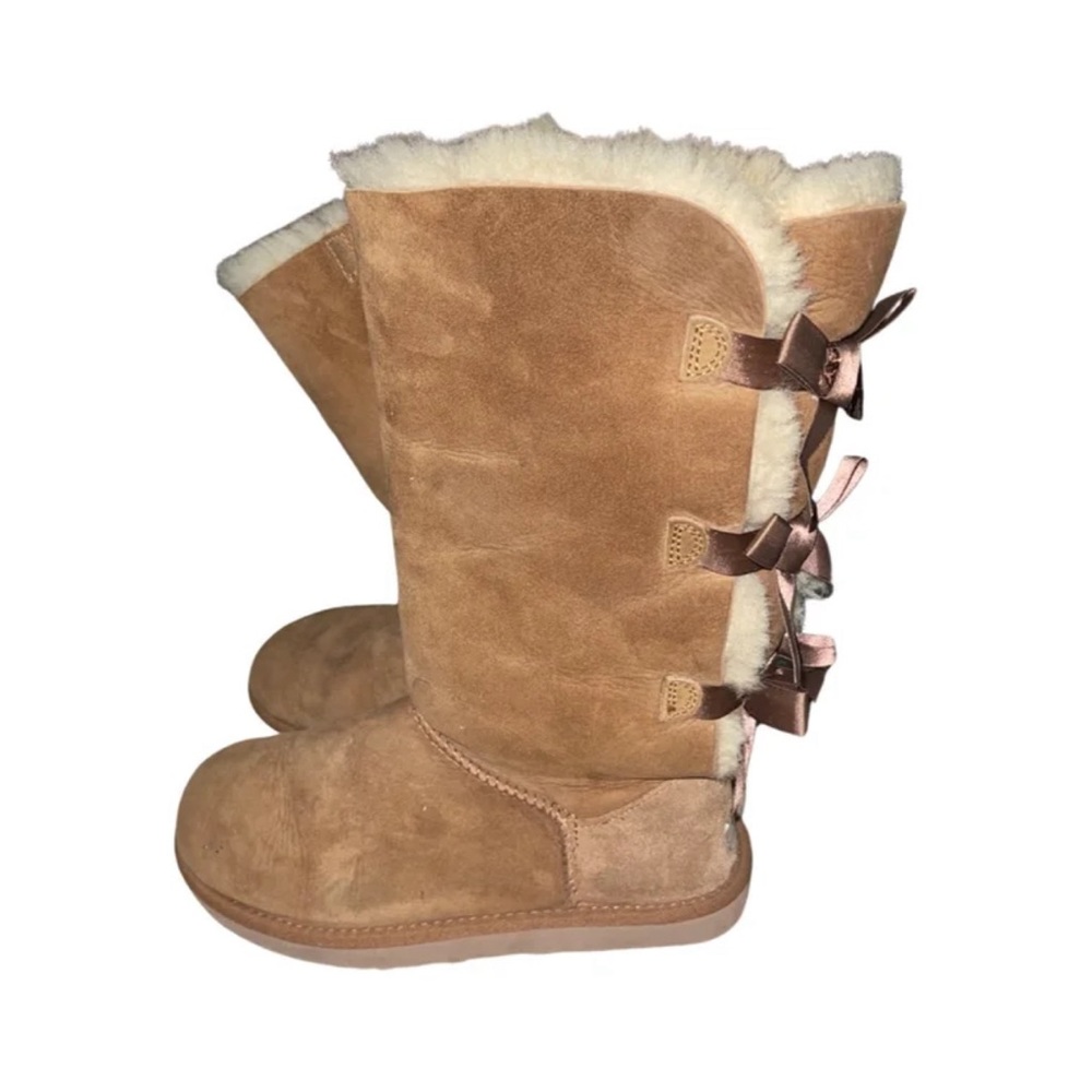 Ugg Baily Bow Chestnut Sz 7